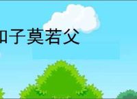 知子莫若父