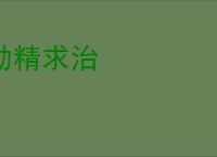 励精求治