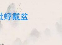 蚍蜉戴盆
