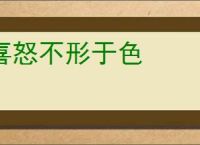 喜怒不形于色