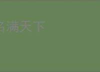 名满天下