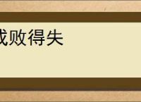 成败得失