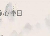 惊心惨目