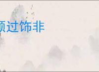 顺过饰非