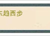 东趋西步