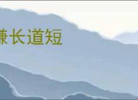 嫌长道短