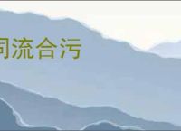 同流合污