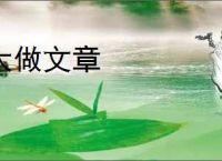 大做文章