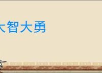 大智大勇