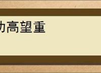 功高望重