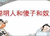 聪明人和傻子和奴才
