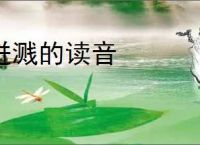 迸溅的读音