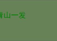 青山一发
