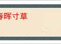 春晖寸草