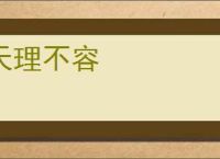 天理不容