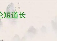 论短道长