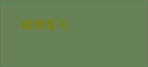 蜂拥蚁屯