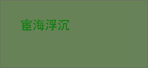 宦海浮沉