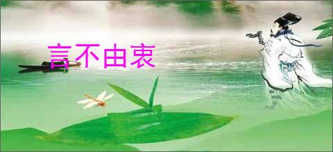 言不由衷