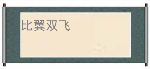 比翼双飞