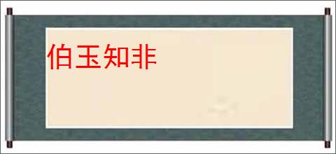 伯玉知非