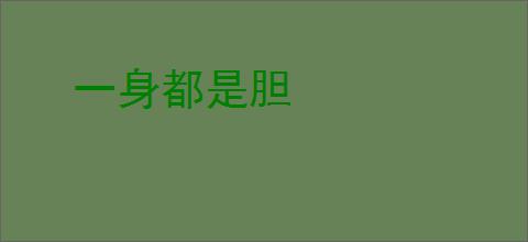 一身都是胆