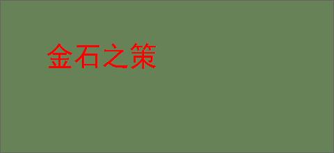 金石之策