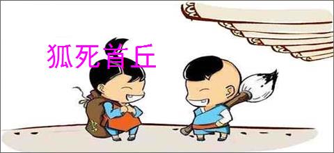 狐死首丘