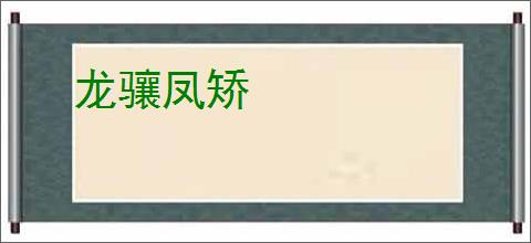 龙骧凤矫