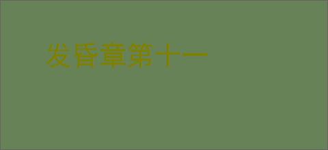 发昏章第十一