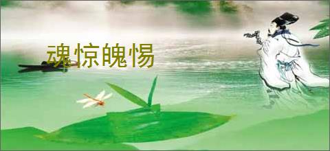 魂惊魄惕