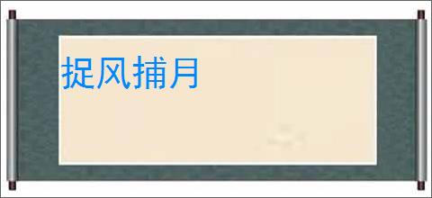 捉风捕月