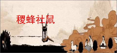 稷蜂社鼠