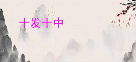 十发十中